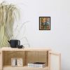 Framed Print - Table of Echoes - Surrealist Interior Scene | Work by Eman's Gallery
