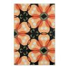 Tropical Floral Area Rug | Rugs by Odd Duck Press. Item composed of wool and fiber