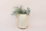 Cone Storage Bag Basket | Storage Basket in Storage by NEEPA HUT. Item made of wood with fiber