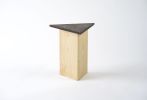 "Moment" Drink Table | Cocktail Table in Tables by THE IRON ROOTS DESIGNS. Item composed of oak wood