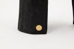 Rustic Sculptural Side Table, Burnt Black Wood, Carved, Unique, Logniture | Tables by Logniture