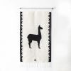 LLAMA Handwoven Tapestry, Ivory | Wall Hangings by ANDEAN. Item composed of wool & bronze compatible with contemporary and traditional style