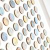 One Hundred Winter Map Dots Collage | Paintings by Amelia Coward