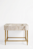 Custom Calacatta Gold Marble Sink with Brass Legs | Water Fixtures by Vero Marble