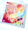 Acrylic Block Heart Painting: Loud Love (No. 1 of 10) | Mixed Media in Paintings by carrie song