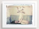 Girl With Plane (Polaroid transfer) | Photography by She Hit Pause. Item made of paper