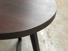 Solid Wood Round Side Table – Pedestal End or Accent Table, Handcrafted, Made to Order, Made in USA | Tables by Marco Bogazzi