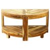 Haussmann® Teak Teak Corner Table 15.5 W x 15.5 D x 16 in H | Coffee Table in Tables by Haussmann®