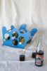 Cove - Blue | Wine Rack | Bar Accessory in Drinkware by Upton. Item made of steel