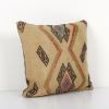 Handmade Decorative Sand Kilim Pillow, Kilim Cushion Cover, | Pillows by Vintage Pillows Store