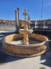 Hand Carved Marble Fountain – 3-Tier Ottoman Style Yellow Stone Water Feature | Water Fixtures by AEGEAN MARBLE ARTISAN ATELIER