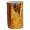 Haussmann® Wood Stump Stool or Stand 11-14 in DIA x 18 in H | Chairs by Haussmann®