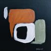 "Looking Forward No. 14" - 8 x 8" | Oil And Acrylic Painting in Paintings by Cait Courneya. Item composed of wood and canvas
