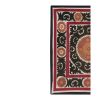 Suzani Wall Hanging Decor - Brown Suzani Table Cloth - Uzbek | Tablecloth in Linens & Bedding by Vintage Pillows Store