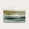 Distant Glow Art Print - Neutral Abstract Landscape | Prints in Paintings by Lara Eckerman Art