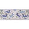 Colorful Uzbekistan Suzani Table Runner, Uzbek Blue Silk Emb | Tablecloth in Linens & Bedding by Vintage Pillows Store
