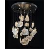 Alan Mizrahi IQ8442 Moonlight Santana Selenite | Chandeliers by Alan Mizrahi Lighting Design