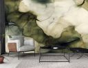 Moss Whispers — Abstract Luxury Wallpaper Mural | Wall Treatments by ELLE WALLS