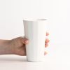 Handmade Porcelain Pint Cup | Drinkware by The Bright Angle. Item made of ceramic