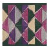 Checkered Turkish Tulu Rug 3'5'' X 4'10'' | Area Rug in Rugs by Vintage Pillows Store
