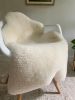 Short Fur Ivory Sheepskin | Small Rug in Rugs by East Perry. Item composed of fabric