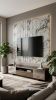 Custom Size Fluted Marble Wall Cladding Panel | Water Fixtures by AYMARBLEDESIGN LLC