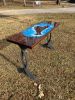 Custom ordered island walnut table WITH WAVES!! | Console Table in Tables by Pelican State Woodworks