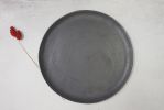 Matte Black Ceramic Plates Set | Dinnerware by YomYomceramic. Item composed of ceramic
