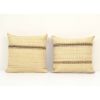 18" x 20" Set of Two Turkish Kilim Pillow Cover | Sham in Linens & Bedding by Vintage Pillows Store. Item composed of cotton and fiber