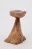 Walnut Solid Wood Sculptural Side Table, Original Contemporary Design | Tables by Logniture