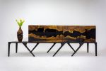 Custom Order Tv Unit - Wooden Sideboard - Epoxy Resin | Storage by TigerWoodAtelier. Item made of walnut works with minimalism & contemporary style