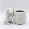 Cute Longhaired Dachshund Planter | Plant Stand in Plants & Landscape by Kimi Craft Corner