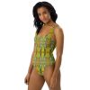 One Piece Swimsuit - Jubilee - Impressionist Floral Art | Work by Eman's Gallery