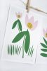 Two Tulips Print Set | Prints by Leah Duncan. Item made of paper works with mid century modern & contemporary style