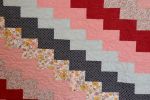 Modern Handmade Baby Quilt - Baby Steps | Linens & Bedding by Hazel Oak Farms. Item made of cotton