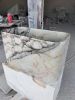 Modern -Minimalist Design Calacatta Viola Marble Sink :A Unique Work of Art for Your Bathroom | Water Fixtures by AYMARBLEDESIGN LLC