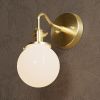 Alford - 6" Globe | Sconces by Illuminate Vintage. Item made of brass