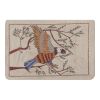 Silk Suzani Hawk Tapestry on the Branch, Pictorial Suzani Wa | Tablecloth in Linens & Bedding by Vintage Pillows Store