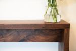 Narrow Wood Console Table | Spider Table | Tables by Alabama Sawyer. Item composed of walnut