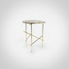 The Stilts - Travertine coffee table | Tables by DFdesignLab - Nicola Di Froscia. Item composed of steel in minimalism or modern style