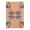 Art Nouveau Paisley no.2 Area Rug | Rugs by Odd Duck Press. Item composed of wool and fiber