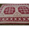 Neutral Soft Colors Large Rug, Muted Wool Rug 6'7'' X 9'9'' | Area Rug in Rugs by Vintage Pillows Store. Item composed of cotton and fiber