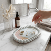 Minterra Tray Oval Woven | Decorative Tray in Decorative Objects by RAW & UNIQ