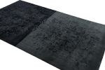 Rug & Kilim’s Modern Classics Rug In Black And Gray With Muted Floral Patterns | Area Rug in Rugs by Rug and Kilim