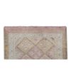 Mid- 20th Century Kurdish Runner with Traditional Medallion | Runner Rug in Rugs by Vintage Pillows Store. Item made of cotton with fiber