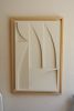 No. 10 Japandi Plaster Wall Relief - Scandinavian Neutral Decor | Wall Sculpture in Wall Hangings by Joseph Aurelius