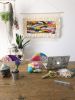 Hand Woven XL Rainbow Wall Hanging Tapesrty | Tapestry in Wall Hangings by Awesome Knots. Item made of wood & cotton compatible with art deco style