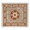 Suzani Wall Hanging Decor - Pastel Suzani Table Cloth - Uzbe | Tablecloth in Linens & Bedding by Vintage Pillows Store