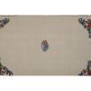 Handwoven Needlepoint Floral Pattern Kilim Rug Turkish | Area Rug in Rugs by Vintage Pillows Store. Item made of wool & fiber