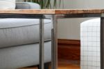 Spalted Maple Cube 18" Coffee Table, Side Table, Solid Wood | Tables by Hazel Oak Farms. Item made of maple wood & steel